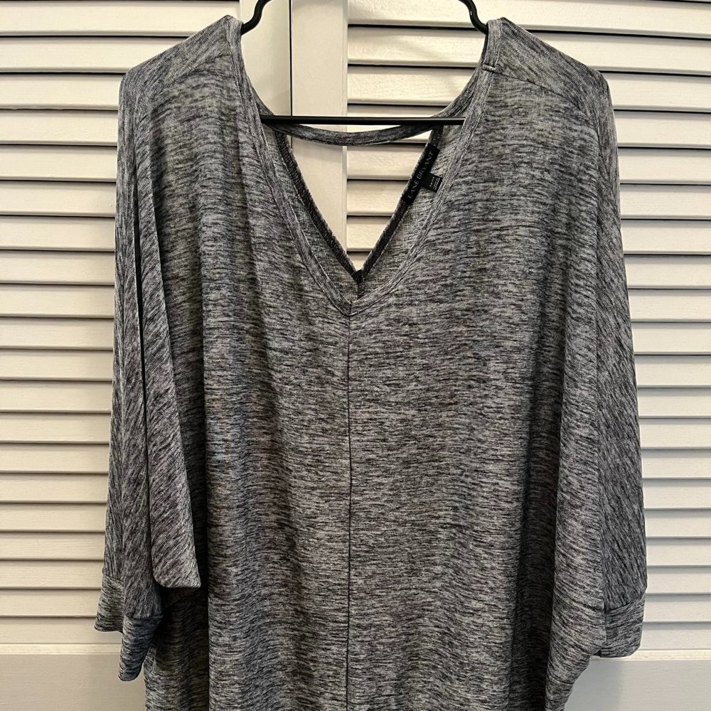 Flowy Heather Gray Top